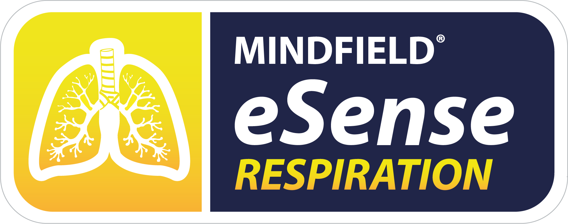 eSense Logo of the eSense Respiration for english