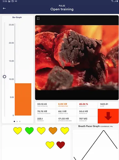 eSense Pulse App on iPad